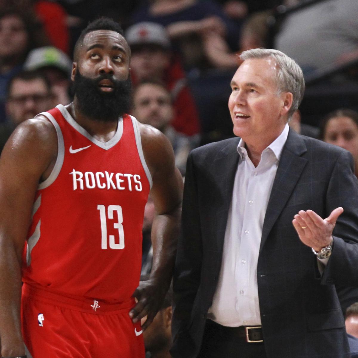 James Harden, Mike D'Antoni: Rockets Are out of Rhythm vs. Timberwolves | Bleacher ...