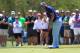 SAN ANTONIO, TX - APRIL 22: Andrew Landry putts on the eighth green during the final round of the Valero Texas Open at TPC San Antonio AT&T Oaks Course on April 22, 2018 in San Antonio, Texas. (Photo by Tom Pennington/Getty Images)