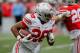 Ohio State running back Antonio Williams plays in their NCAA college spring football game Saturday, April 14, 2018, in Columbus, Ohio. (AP Photo/Jay LaPrete)