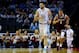 CHARLOTTE, NC - MARCH 18: Luke Maye #32 of the North Carolina Tar Heels runs down court against the Texas A&M Aggies during the second round of the 2018 NCAA Men's Basketball Tournament at Spectrum Center on March 18, 2018 in Charlotte, North Carolina. (Photo by Jared C. Tilton/Getty Images)