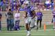 MANHATTAN, KS - OCTOBER 14: Returner D.J. Reed #2 of the Kansas State Wildcats returns a kick-off against the TCU Horned Frogs during the first half on October 14, 2017 at Bill Snyder Family Stadium in Manhattan, Kansas. (Photo by Peter G. Aiken/Getty Images)