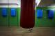 In this picture taken on Tuesday, Feb. 28, 2012, a young Israeli young boxer jumps rope ahead of the Israel's National Youth Boxing Championship at a boxing club in the southern Israeli town of Sderot. Boxing provides a unique chance for young Arab and Jewish competitors to meet in the ring as equals, equipped with helmets and gloves and playing under the same set of rules. (AP Photo/Oded Balilty)