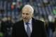 Philadelphia Eagles owner Jeffrey Lurie walks on the field before an NFL football game against the Seattle Seahawks, Sunday, Dec. 3, 2017, in Seattle. (AP Photo/John Froschauer)