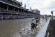 LOUISVILLE, KY - MAY 06: Jockey John Velazquez celebrates as he guides Always Dreaming #5 across the finish line to win the 143rd running of the Kentucky Derby at Churchill Downs on May 6, 2017 in Louisville, Kentucky. (Photo by Jamie Squire/Getty Images)
