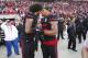 SANTA CLARA, CA - OCTOBER 6: Colin Kaepernick #7 and Eric Reid #35 of the San Francisco 49ers embrace on the sideline, following the anthem, prior to the game against the Arizona Cardinals at Levi Stadium on October 6, 2016 in Santa Clara, California. The Cardinals defeated the 49ers 33-21. (Photo by Michael Zagaris/San Francisco 49ers/Getty Images)