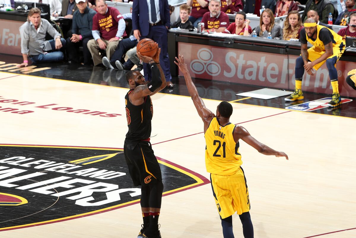 Lebron James Nails Buzzer Beater To Stun Pacers In Game 5 News