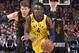 CLEVELAND, OH - APRIL 25: Victor Oladipo #4 of the Indiana Pacers handles the ball against the Cleveland Cavaliers in Game Five of Round One of the 2018 NBA Playoffs between the Indiana Pacers and Cleveland Cavaliers on April 25, 2018 at Quicken Loans Arena in Cleveland, Ohio. NOTE TO USER: User expressly acknowledges and agrees that, by downloading and/or using this Photograph, user is consenting to the terms and conditions of the Getty Images License Agreement. Mandatory Copyright Notice: Copyright 2018 NBAE (Photo by David Liam Kyle/NBAE via Getty Images)