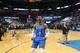 OKLAHOMA CITY, OK - APRIL 25: Russell Westbrook #0 of the Oklahoma City Thunder excites the crowd before the game against the Utah Jazz in Game Five of Round One of the 2018 NBA Playoffs on April 25, 2018 at Chesapeake Energy Arena in Oklahoma City, Oklahoma. NOTE TO USER: User expressly acknowledges and agrees that, by downloading and or using this photograph, User is consenting to the terms and conditions of the Getty Images License Agreement. Mandatory Copyright Notice: Copyright 2018 NBAE (Photo by Layne Murdoch/NBAE via Getty Images)