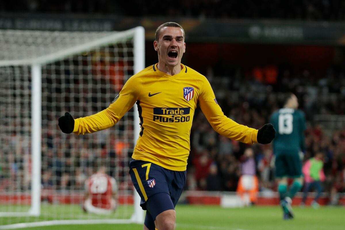 Antoine Griezmann Snatches Draw for 10-Man Atletico Madrid ...