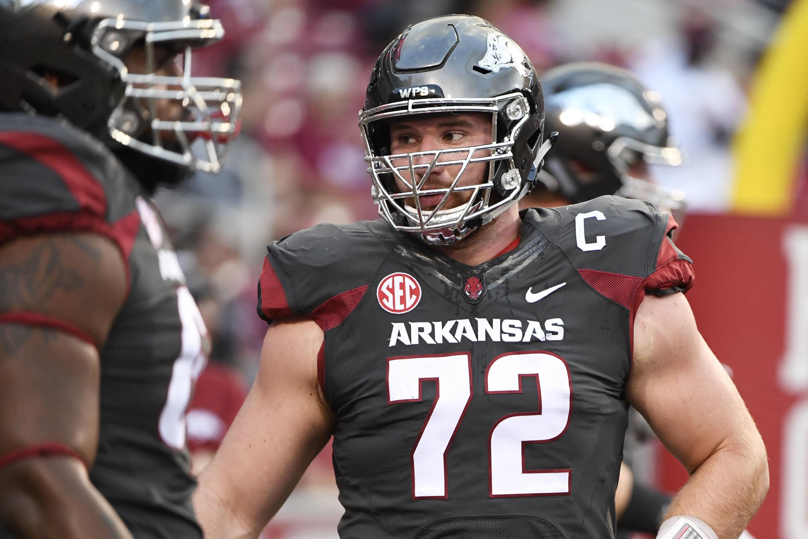 The Detroit Lions select Frank Ragnow 20th overall in the 2018 NFL