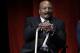 Former NFL football player Jim Brown during a sports and activism panel entitled