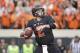 STILLWATER, OK - NOVEMBER 04: Quarterback Mason Rudolph #2 of the Oklahoma State Cowboys looks to throw against the Oklahoma Sooners at Boone Pickens Stadium on November 4, 2017 in Stillwater, Oklahoma. Oklahoma defeated Oklahoma State 62-52. (Photo by Brett Deering/Getty Images)