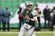 EAST RUTHERFORD, NJ - DECEMBER 24: Quarterback Bryce Petty #9 of the New York Jets in action against the Los Angeles Chargers in an NFL game at MetLife Stadium on December 24, 2017 in East Rutherford, New Jersey. (Photo by Al Pereira/Getty Images)