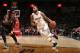 WASHINGTON, DC - APRIL 27: Markieff Morris #5 of the Washington Wizards handles the ball against the Toronto Raptors in Game Six of the Eastern Conference Quarterfinals during the 2018 NBA Playoffs on April 27, 2018 at the Capital One Arena in Washington, DC. NOTE TO USER: User expressly acknowledges and agrees that, by downloading and/or using this photograph, user is consenting to the terms and conditions of the Getty Images License Agreement. Mandatory Copyright Notice: Copyright 2018 NBAE (Photo by Ned Dishman/NBAE via Getty Images)