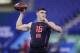 INDIANAPOLIS, IN - MARCH 03: Oklahoma State quarterback Mason Rudolph throws during the NFL Combine at Lucas Oil Stadium on March 3, 2018 in Indianapolis, Indiana. (Photo by Joe Robbins/Getty Images)