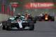 BAKU, AZERBAIJAN - APRIL 29: Lewis Hamilton of Great Britain driving the (44) Mercedes AMG Petronas F1 Team Mercedes WO9 on track during the Azerbaijan Formula One Grand Prix at Baku City Circuit on April 29, 2018 in Baku, Azerbaijan. (Photo by Dan Istitene/Getty Images)