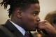 FILE -In this April 12, 2018 photo, San Francisco 49ers linebacker Reuben Foster appears for his arraignment at the Santa Clara County Hall of Justice in San Jose, Calif. Foster won't participate in the offseason program while he tends to legal matters related to his domestic violence charges. The 49ers said in a statement Sunday, April 15, 2018 that his future with the team will be