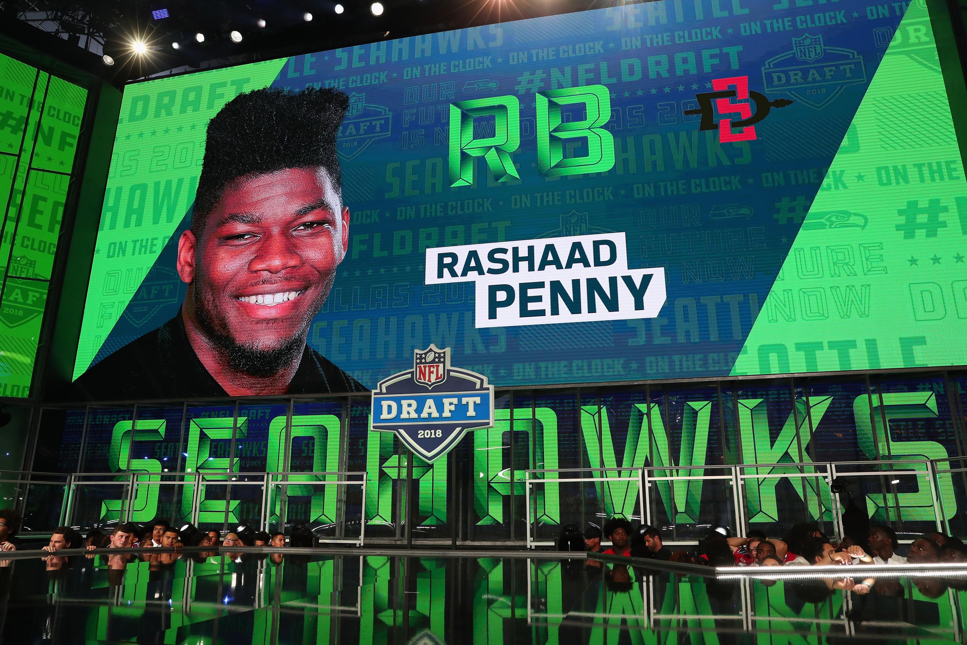 Seahawks Sign First-Round Pick Rashaad Penny