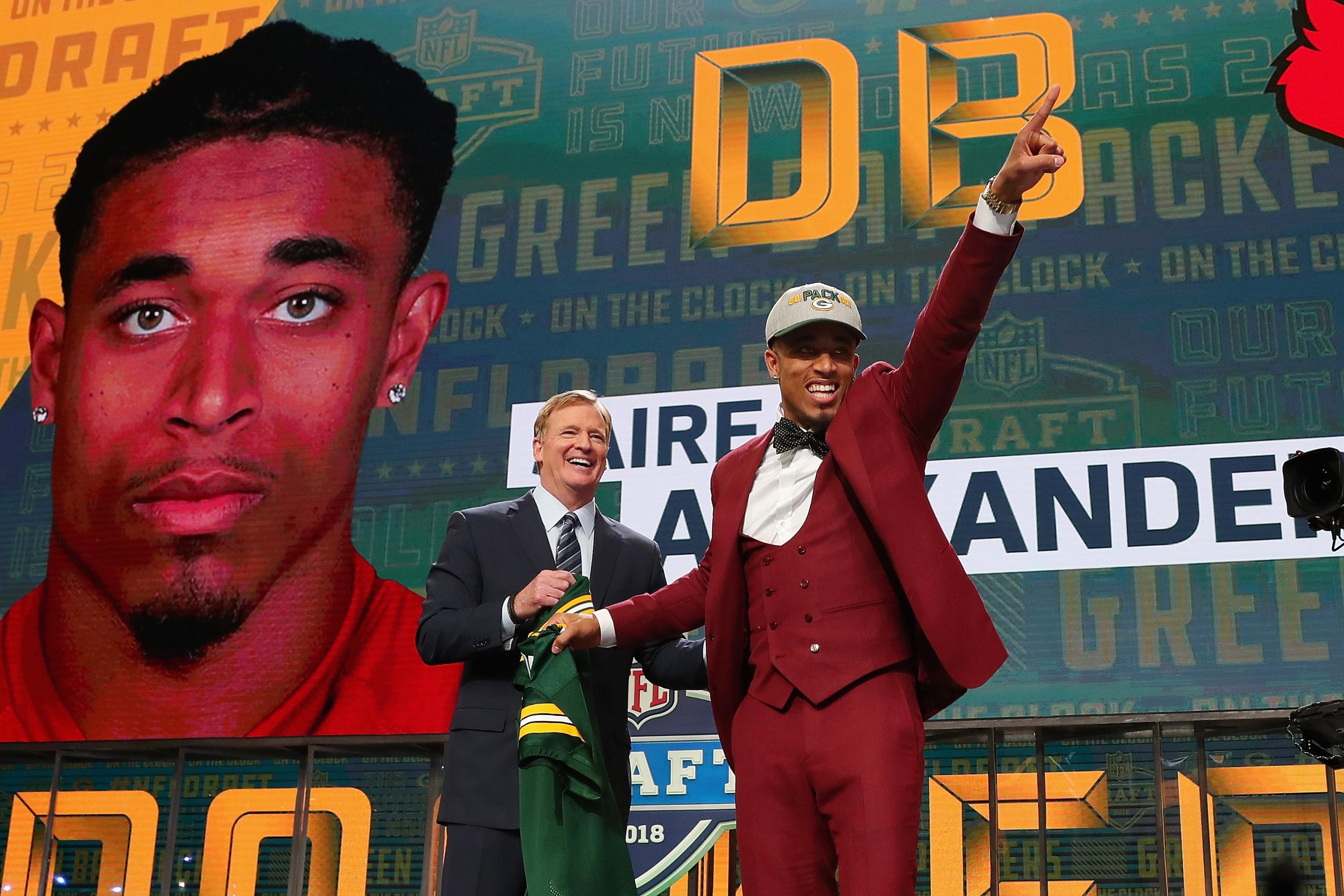 Packers draft pick Jaire Alexander wore his NFL jersey as he walked across  graduation stage - Article - Bardown