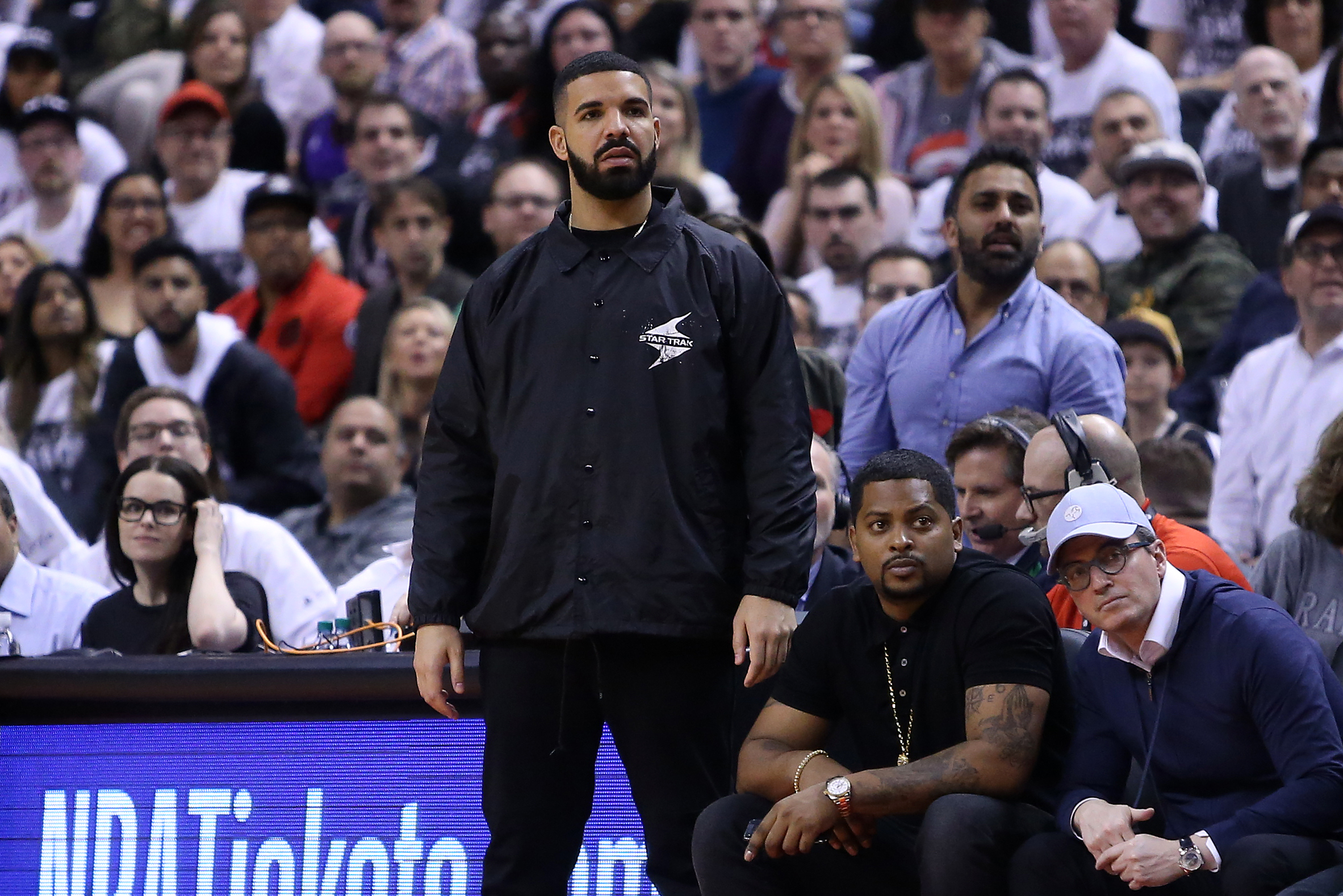 Drake-Kendrick Perkins Fight During Cavs-Raptors Starts Odd NBA Beef