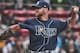 Tampa Bay Rays relief pitcher Jonny Venters throws to a Baltimore Orioles batter during the sixth inning of a baseball game Wednesday, April 25, 2018, in Baltimore. (AP Photo/Patrick Semansky)