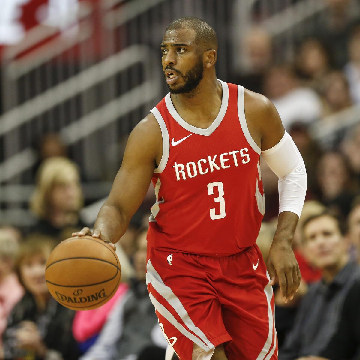 Rockets' Chris Paul expected to miss 2-4 weeks