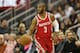 HOUSTON, TX - APRIL 07: Chris Paul #3 of the Houston Rockets brings the ball down the court in the first half against the Oklahoma City Thunder at Toyota Center on April 7, 2018 in Houston, Texas. NOTE TO USER: User expressly acknowledges and agrees that, by downloading and or using this Photograph, user is consenting to the terms and conditions of the Getty Images License Agreement. (Photo by Tim Warner/Getty Images)
