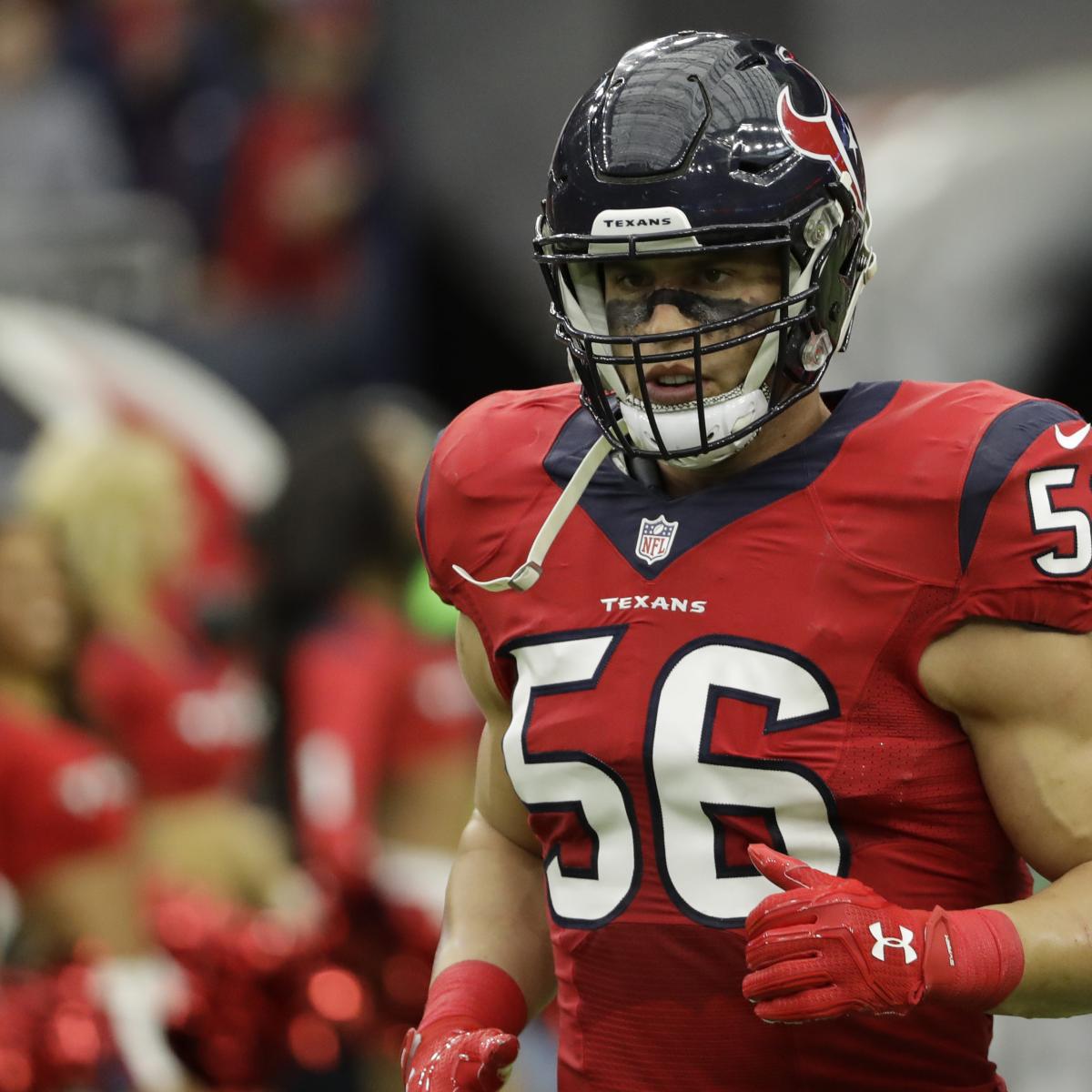 Brian Cushing Rumors: Former Texans LB to Have Free-Agency Visit with Raiders | Bleacher Report | Latest News, Videos and Highlights