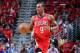 NEW ORLEANS, LA - MAY 4: Rajon Rondo #9 of the New Orleans Pelicans handles the ball against the Golden State Warriors during Game Three of the Western Conference Semi Finals of the 2018 NBA Playoffs on May 4, 2018 at the Smoothie King Center in New Orleans, Louisiana. NOTE TO USER: User expressly acknowledges and agrees that, by downloading and or using this Photograph, user is consenting to the terms and conditions of the Getty Images License Agreement. Mandatory Copyright Notice: Copyright 2018 NBAE (Photo by Layne Murdoch/NBAE via Getty Images)