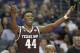 Texas A&M's Robert Williams (44) celebrates on the bench during the second half of a second-round game against North Carolina in the NCAA men's college basketball tournament in Charlotte, N.C., Sunday, March 18, 2018. (AP Photo/Bob Leverone)