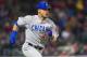 CLEVELAND, OH - APRIL 25: Willson Contreras #40 of the Chicago Cubs runs out a double during the eighth inning against the Cleveland Indians at Progressive Field on April 25, 2018 in Cleveland, Ohio. (Photo by Jason Miller/Getty Images) *** Local Caption *** Wilson Contreras