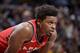 CLEVELAND, OH - MAY 5: Kyle Lowry #7 of the Toronto Raptors looks on against the Cleveland Cavaliers during Game Three of the Eastern Conference Semi Finals of the 2018 NBA Playoffs on May 5, 2018 at Quicken Loans Arena in Cleveland, Ohio. NOTE TO USER: User expressly acknowledges and agrees that, by downloading and/or using this Photograph, user is consenting to the terms and conditions of the Getty Images License Agreement. Mandatory Copyright Notice: Copyright 2018 NBAE (Photo by David Liam Kyle/NBAE via Getty Images)