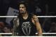 MIAMI, FL- SEPTEMBER 01: Roman Reigns looks on during the WWE Smackdown on September 1, 2015 at the American Airlines Arena in Miami, Florida. (Photo by Ron ElkmanSports Imagery/Getty Images)