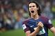 Paris Saint-Germain's Uruguayan forward Edinson Cavani celebrates after scoring a goal during the French Cup final football match between Les Herbiers and Paris Saint-Germain (PSG), on May 8, 2018 at the Stade de France in Saint-Denis, outside Paris. (Photo by FRANCK FIFE / AFP) (Photo credit should read FRANCK FIFE/AFP/Getty Images)