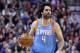 TORONTO, ON - MARCH 25: Milos Teodosic #4 of the Los Angeles Clippers dribbles the ball the first half of an NBA game against the Toronto Raptors at Air Canada Centre on March 25, 2018 in Toronto, Canada. NOTE TO USER: User expressly acknowledges and agrees that, by downloading and or using this photograph, User is consenting to the terms and conditions of the Getty Images License Agreement. (Photo by Vaughn Ridley/Getty Images)