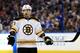 TAMPA, FL - MAY 06: Brad Marchand #63 of the Boston Bruins looks on during Game Five of the Eastern Conference Second Round against the Tampa Bay Lightning during the 2018 NHL Stanley Cup Playoffs at Amalie Arena on May 6, 2018 in Tampa, Florida. (Photo by Mike Ehrmann/Getty Images)