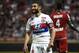Lyon's French midfielder Nabil Fekir racts after losing a goal during the French L1 football match between Dijon FCO and Olympique Lyonnais, on April 20, 2018, at the Gaston Gérard Stadium in Dijon, central France. (Photo by PHILIPPE DESMAZES / AFP) (Photo credit should read PHILIPPE DESMAZES/AFP/Getty Images)