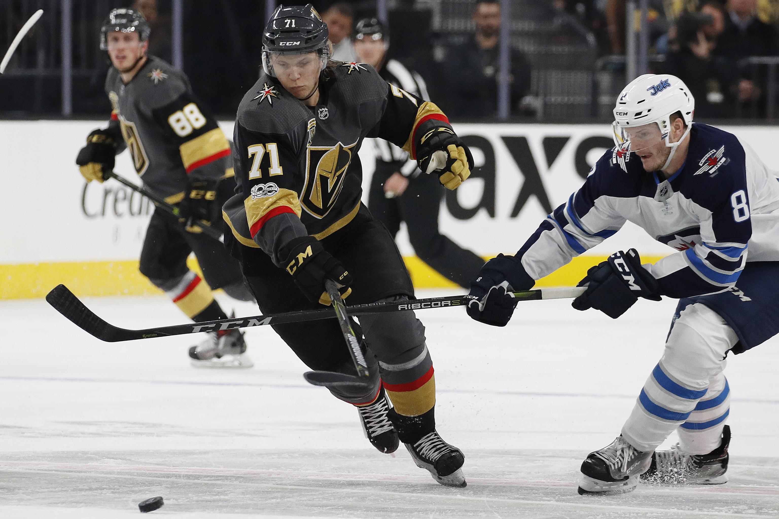 Golden Knights' playoff schedule against Winnipeg Jets announced