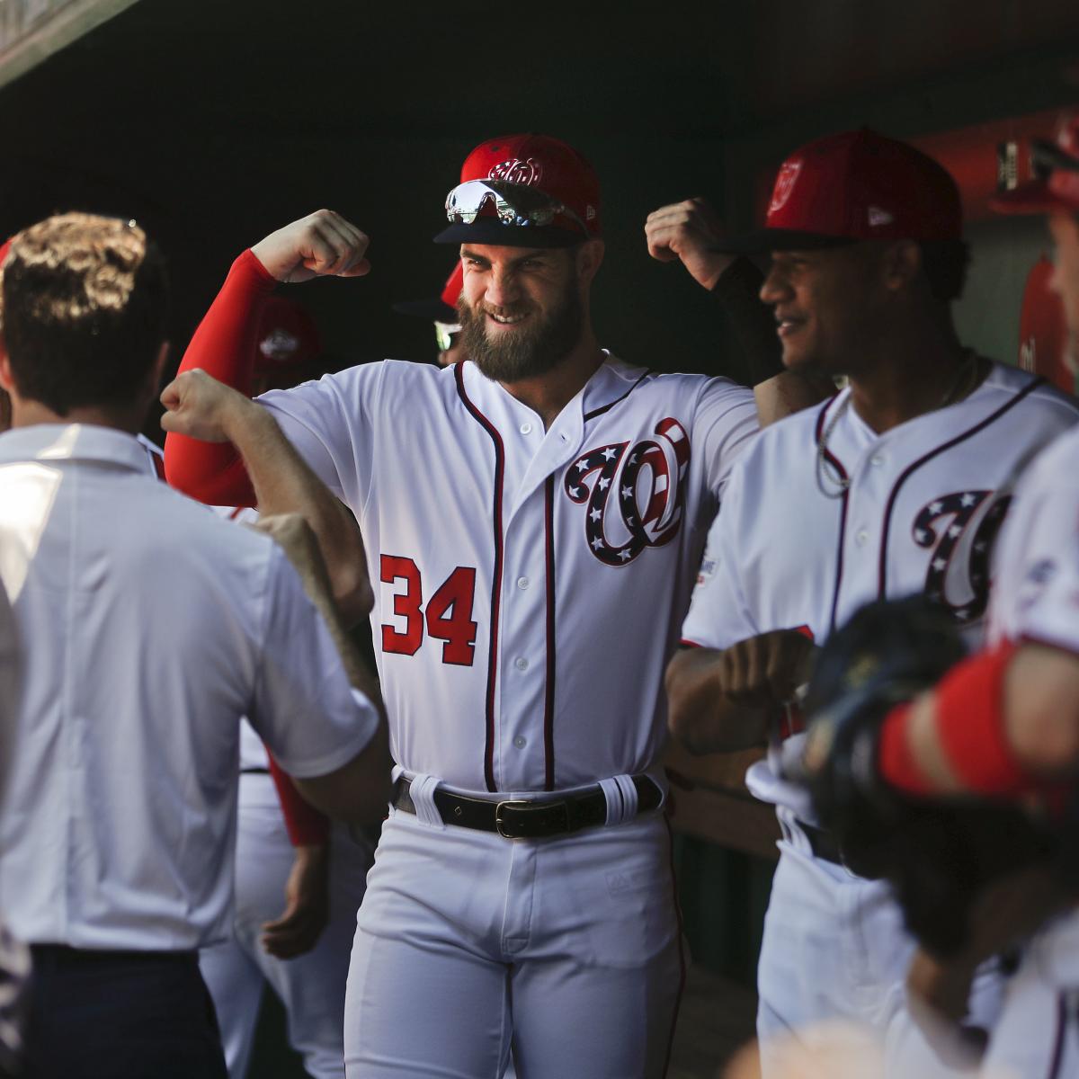 MLB Power Rankings: Bryce Harper and the Nationals Are on the Rise