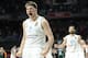 MADRID, SPAIN - APRIL 27: Luka Doncic, #7 guard of Real Madrid during the 2017/2018 Turkish Airlines Euroleague Play Off Leg Four between Real Madrid v Panathinaikos Superfoods Athens at WiZink Center on April 27, 2018 in Madrid, Spain. (Photo by Sonia Canada/Getty Images)