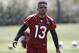 Arizona Cardinals' second-round draft pick Christian Kirk (13) runs drills during NFL football rookie camp Friday, May 11, 2018, in Tempe, Ariz. (AP Photo/Matt York