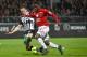 Nice's Ivorian midfielder Jean Michael Seri (R) vies Angers' French defender Vincent Manceau (L) during the French L1 Football match between Angers (SCO) and Nice (OGC), on April 13 , 2018, in Raymond-Kopa Stadium, in Angers, northwestern France. / AFP PHOTO / JEAN-FRANCOIS MONIER (Photo credit should read JEAN-FRANCOIS MONIER/AFP/Getty Images)