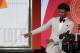 Phoenix Suns forward Josh Jackson reacts after the team won the first pick of the 2018 NBA Draft during the NBA basketball draft lottery Tuesday, May 15, 2018, in Chicago. (AP Photo/Charles Rex Arbogast)