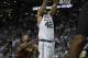 Cleveland Cavaliers guard JR Smith, left, shoves Boston Celtics forward Al Horford (42) as he drives to the basket during the second half in Game 2 of the NBA basketball Eastern Conference finals Tuesday, May 15, 2018, in Boston. Smith was called for a flagrant foul. (AP Photo/Charles Krupa)