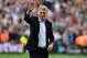 West Ham United's Scottish manager David Moyes waves to supporters on the pitch after the English Premier League football match between West Ham United and Everton at The London Stadium, in east London on May 13, 2018. - West Ham won the game 3-1. (Photo by Ben STANSALL / AFP) / RESTRICTED TO EDITORIAL USE. No use with unauthorized audio, video, data, fixture lists, club/league logos or 'live' services. Online in-match use limited to 75 images, no video emulation. No use in betting, games or single club/league/player publications. / (Photo credit should read BEN STANSALL/AFP/Getty Images)