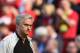 Manchester United's Portuguese manager Jose Mourinho leaves the pitch after the final whistle in the English Premier League football match between Manchester United and Watford at Old Trafford in Manchester, north west England, on May 13, 2018. (Photo by Oli SCARFF / AFP) / RESTRICTED TO EDITORIAL USE. No use with unauthorized audio, video, data, fixture lists, club/league logos or 'live' services. Online in-match use limited to 75 images, no video emulation. No use in betting, games or single club/league/player publications. / (Photo credit should read OLI SCARFF/AFP/Getty Images)