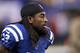 INDIANAPOLIS, IN - NOVEMBER 12: T.Y. Hilton #13 of the Indianapolis Colts looks on during a game against the Pittsburgh Steelers at Lucas Oil Stadium on November 12, 2017 in Indianapolis, Indiana. The Steelers won 20-17. (Photo by Joe Robbins/Getty Images)