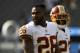 Washington Redskins cornerback Bashaud Breeland looks on before an NFL football game against the Los Angeles Chargers Sunday, Dec. 10, 2017, in Carson, Calif. (AP Photo/Denis Poroy)