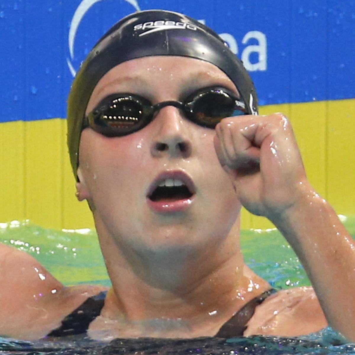 Katie Ledecky Breaks World Record Ahead of 2018 TYR Pro Swim Series Finals | Bleacher Report | Latest News, Videos and Highlights