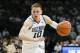 Villanova guard Donte DiVincenzo (10) in action during an NCAA college basketball game against Butler, Saturday, Feb. 10, 2018, in Philadelphia. Villanova won 86-75. (AP Photo/Laurence Kesterson)